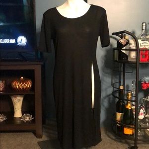 Express oversized t-shirt with high slit